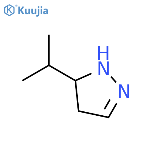 1H-Pyrazole, 4,5-dihydro-5-(1-methylethyl)- structure