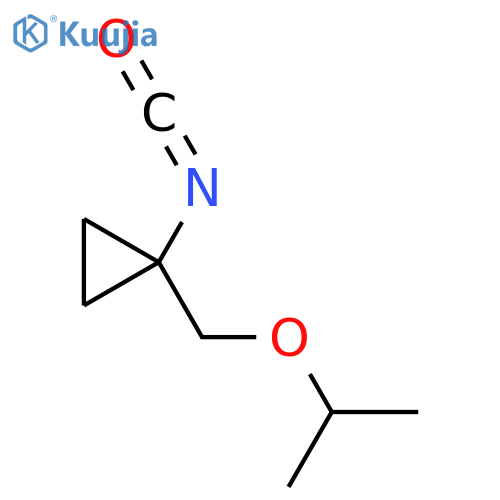 1-isocyanato-1-(propan-2-yloxy)methylcyclopropane structure