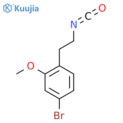 4-bromo-1-(2-isocyanatoethyl)-2-methoxybenzene structure