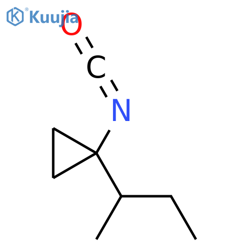 1-(butan-2-yl)-1-isocyanatocyclopropane structure