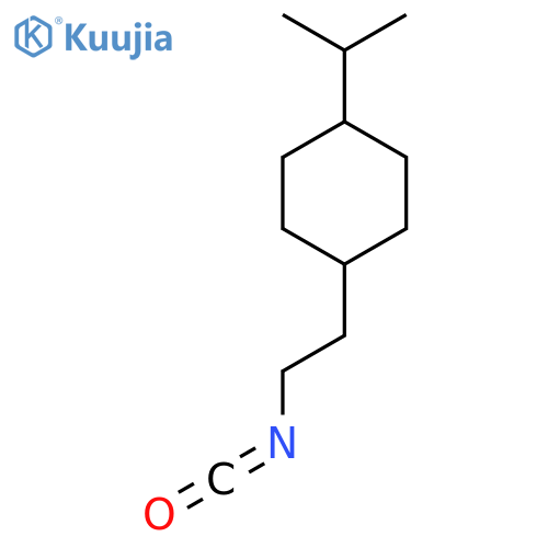 1-(2-isocyanatoethyl)-4-(propan-2-yl)cyclohexane structure