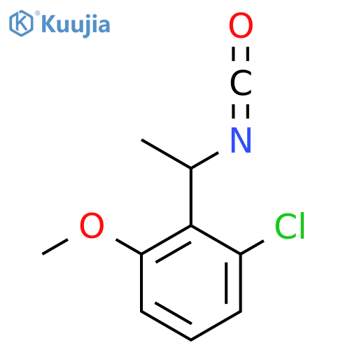 1-chloro-2-(1-isocyanatoethyl)-3-methoxybenzene structure