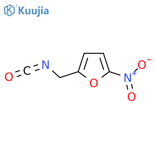 2-(isocyanatomethyl)-5-nitrofuran structure