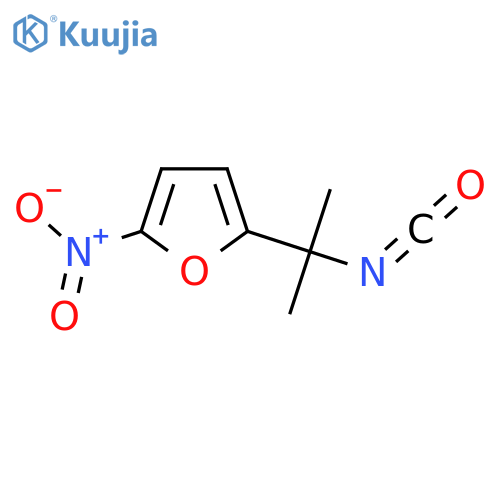 2-(2-Isocyanatopropan-2-yl)-5-nitrofuran structure