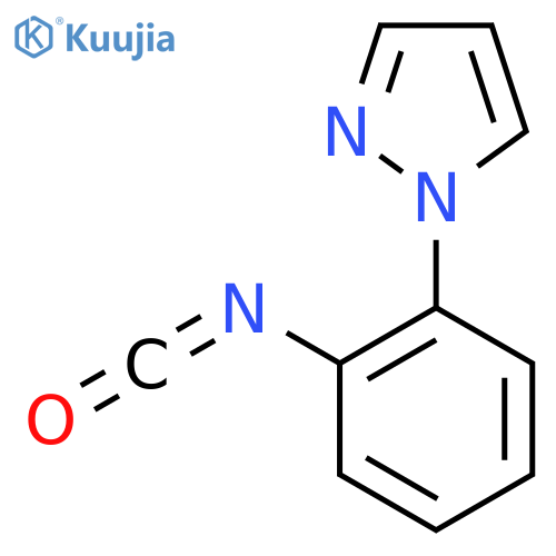 1-(2-isocyanatophenyl)-1H-pyrazole structure