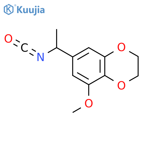 7-(1-Isocyanatoethyl)-5-methoxy-2,3-dihydro-1,4-benzodioxine structure