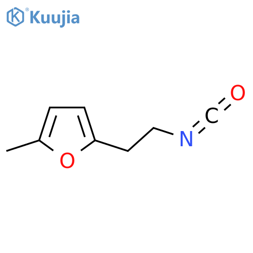 2-(2-isocyanatoethyl)-5-methylfuran structure