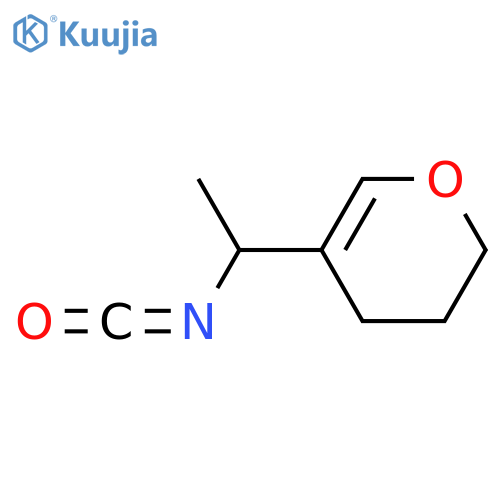 5-(1-isocyanatoethyl)-3,4-dihydro-2H-pyran structure