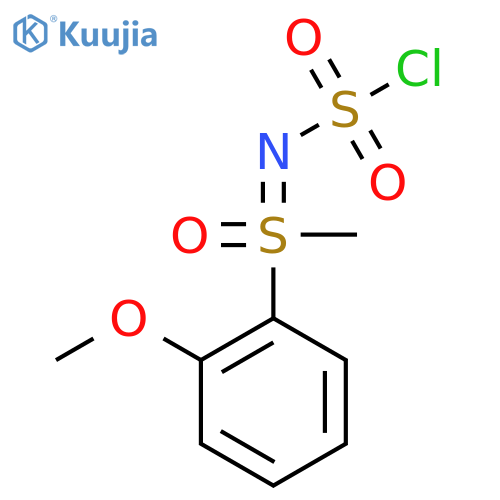 Sulfamoyl chloride, N-[(2-methoxyphenyl)methyloxido-λ4-sulfanylidene]- structure