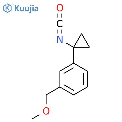 1-(1-Isocyanatocyclopropyl)-3-(methoxymethyl)benzene structure