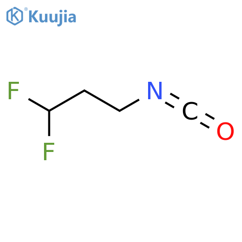 1,1-Difluoro-3-isocyanatopropane structure