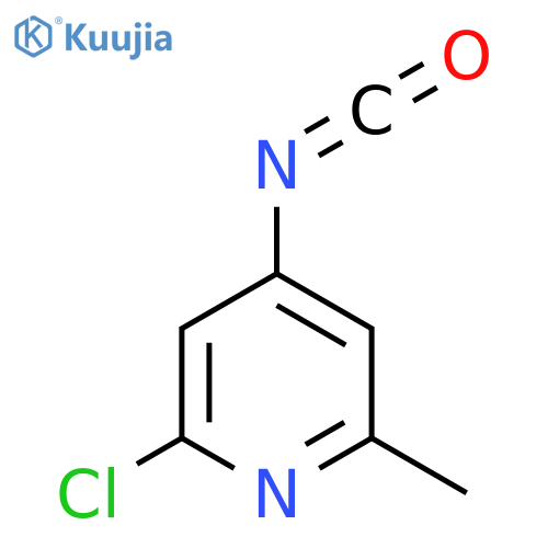 2-chloro-4-isocyanato-6-methylpyridine structure