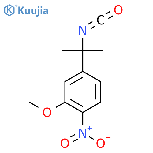 4-(2-Isocyanatopropan-2-yl)-2-methoxy-1-nitrobenzene structure