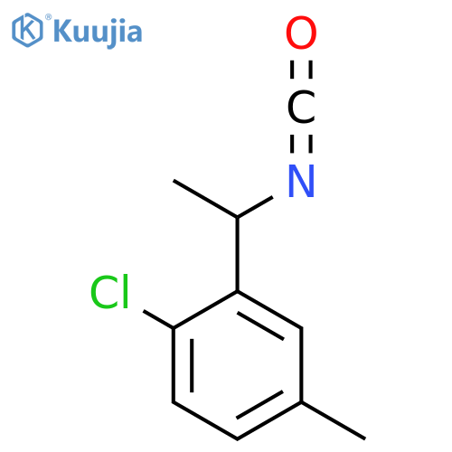 1-chloro-2-(1-isocyanatoethyl)-4-methylbenzene structure