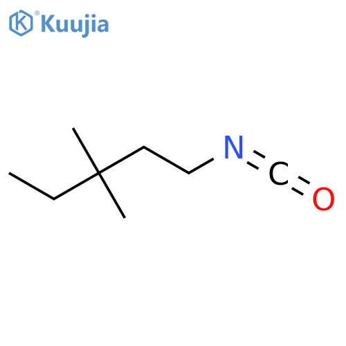 1-isocyanato-3,3-dimethylpentane structure