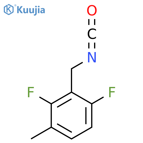 1,3-difluoro-2-(isocyanatomethyl)-4-methylbenzene structure