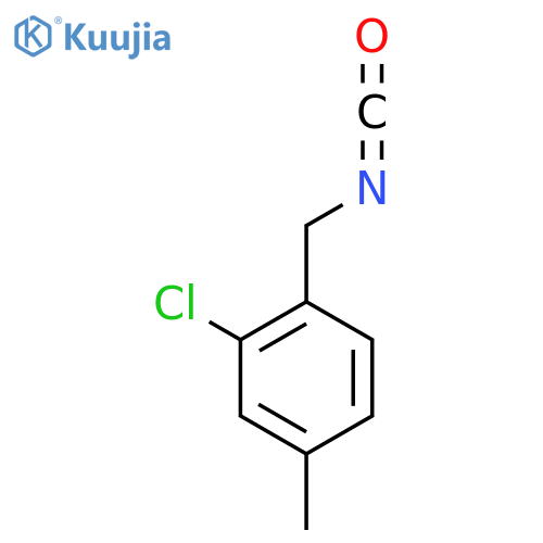 2-chloro-1-(isocyanatomethyl)-4-methylbenzene structure