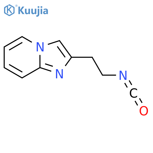 2-(2-isocyanatoethyl)imidazo1,2-apyridine structure