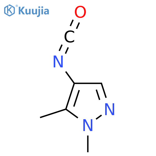 4-isocyanato-1,5-dimethyl-1H-pyrazole structure