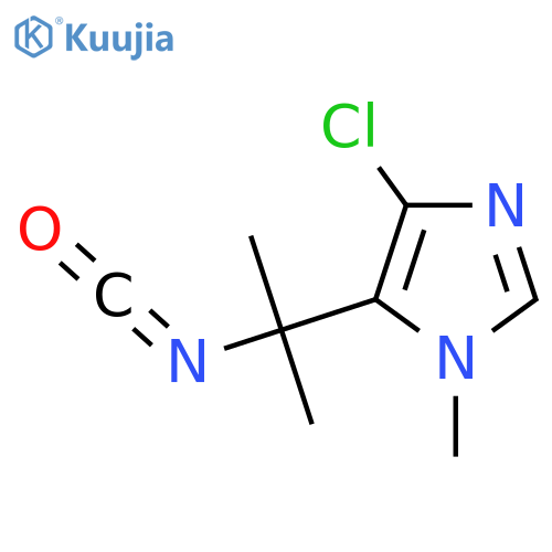 4-chloro-5-(2-isocyanatopropan-2-yl)-1-methyl-1H-imidazole structure