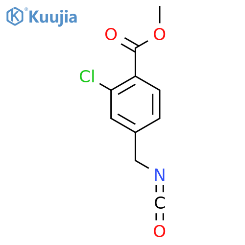 Methyl 2-chloro-4-(isocyanatomethyl)benzoate structure