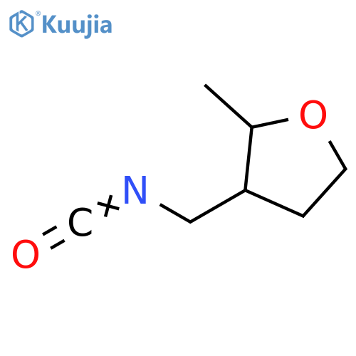 3-(isocyanatomethyl)-2-methyloxolane structure