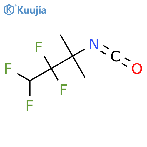 1,1,2,2-Tetrafluoro-3-isocyanato-3-methylbutane structure