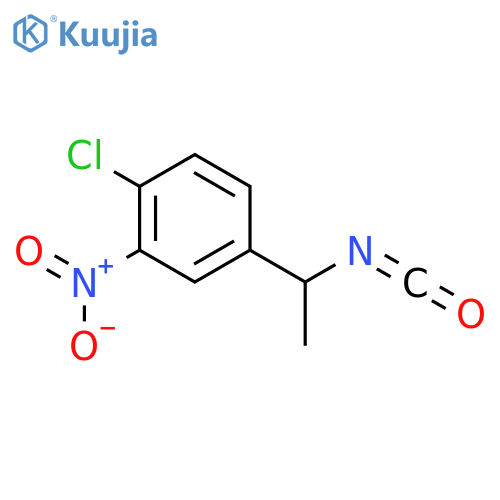 1-chloro-4-(1-isocyanatoethyl)-2-nitrobenzene structure