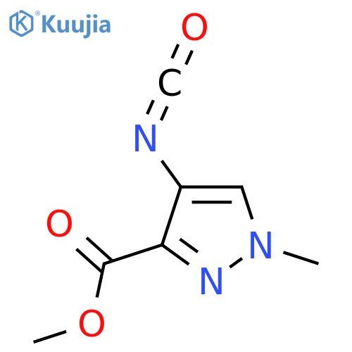 methyl 4-isocyanato-1-methyl-1H-pyrazole-3-carboxylate structure