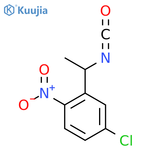 4-chloro-2-(1-isocyanatoethyl)-1-nitrobenzene structure