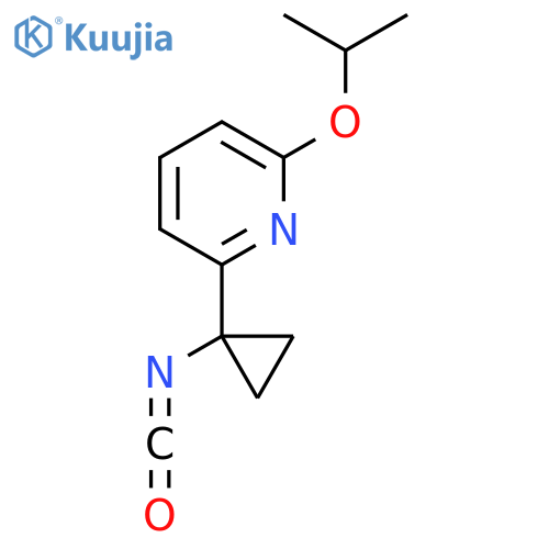2-(1-isocyanatocyclopropyl)-6-(propan-2-yloxy)pyridine structure