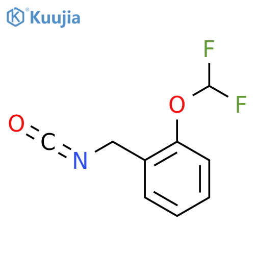 1-(difluoromethoxy)-2-(isocyanatomethyl)benzene structure