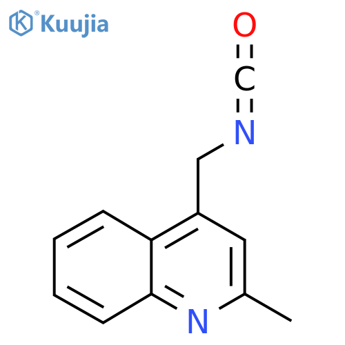 4-(isocyanatomethyl)-2-methylquinoline structure
