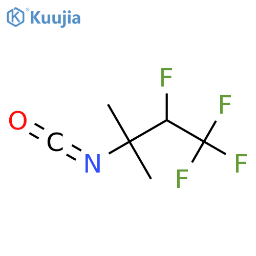 1,1,1,2-tetrafluoro-3-isocyanato-3-methylbutane structure