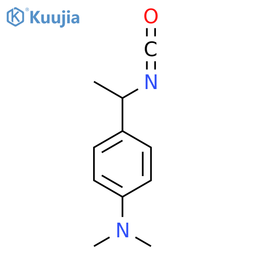 4-(1-isocyanatoethyl)-N,N-dimethylaniline structure