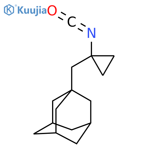 1-(1-isocyanatocyclopropyl)methyladamantane structure