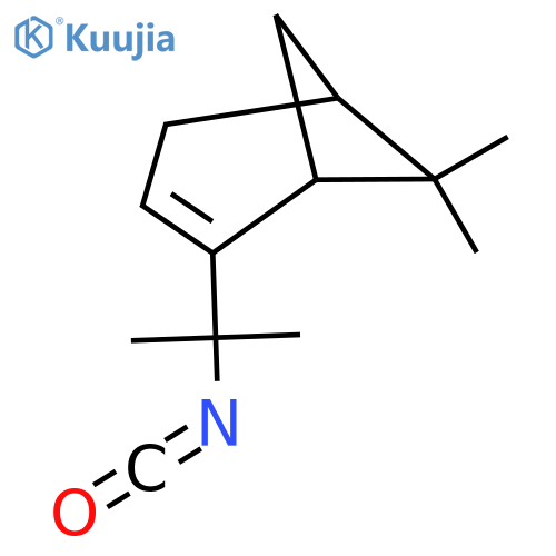 2-(2-isocyanatopropan-2-yl)-6,6-dimethylbicyclo3.1.1hept-2-ene structure
