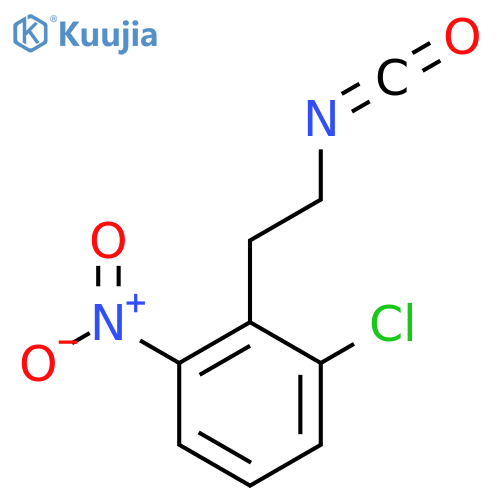 1-Chloro-2-(2-isocyanatoethyl)-3-nitrobenzene structure