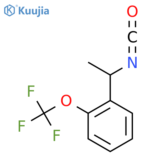 1-(1-isocyanatoethyl)-2-(trifluoromethoxy)benzene structure