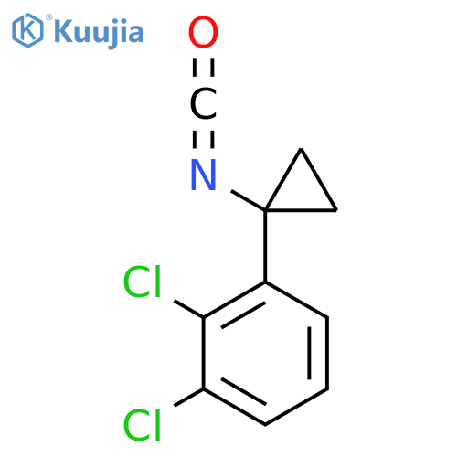 1,2-Dichloro-3-(1-isocyanatocyclopropyl)benzene structure
