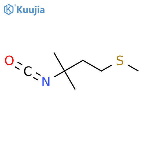 3-Isocyanato-3-methyl-1-(methylsulfanyl)butane structure