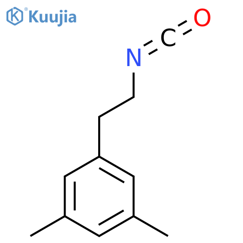 1-(2-isocyanatoethyl)-3,5-dimethylbenzene structure