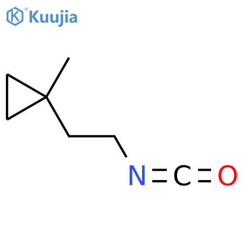 1-(2-isocyanatoethyl)-1-methylcyclopropane structure