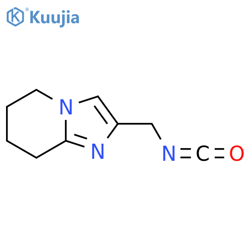 2-(isocyanatomethyl)-5H,6H,7H,8H-imidazo1,2-apyridine structure