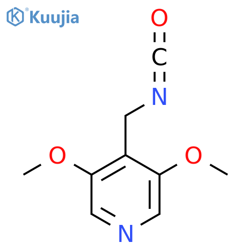 4-(Isocyanatomethyl)-3,5-dimethoxypyridine structure