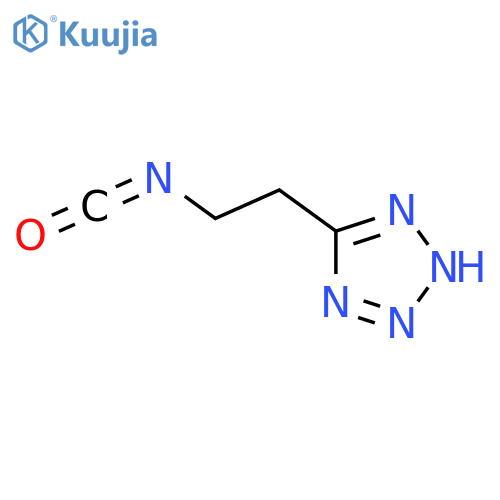 5-(2-isocyanatoethyl)-1H-1,2,3,4-tetrazole structure