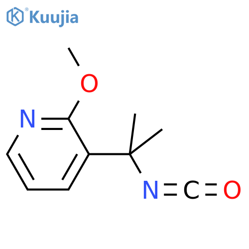 3-(2-isocyanatopropan-2-yl)-2-methoxypyridine structure