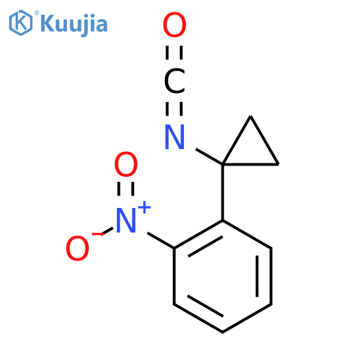 1-(1-isocyanatocyclopropyl)-2-nitrobenzene structure