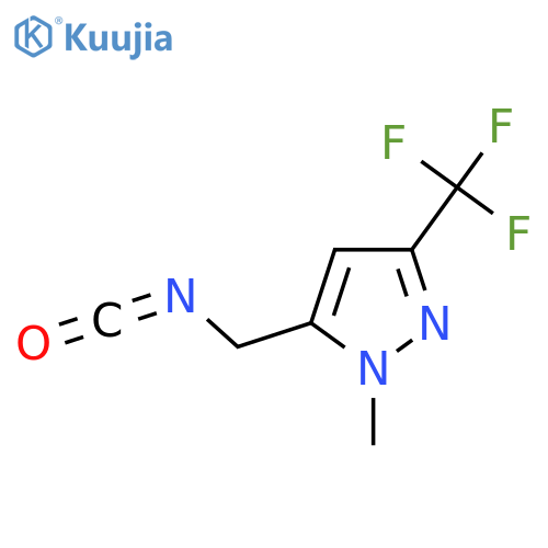 5-(isocyanatomethyl)-1-methyl-3-(trifluoromethyl)-1H-pyrazole structure