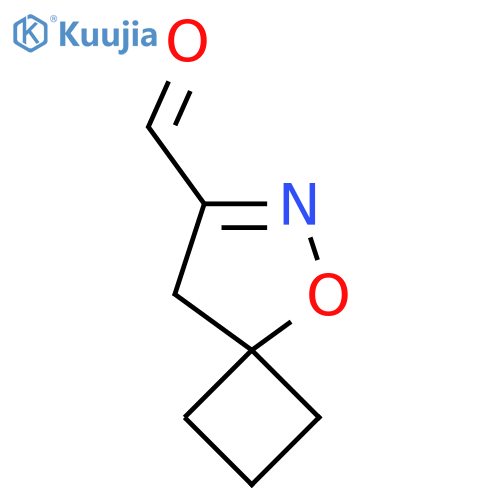 5-oxa-6-azaspiro3.4oct-6-ene-7-carbaldehyde structure